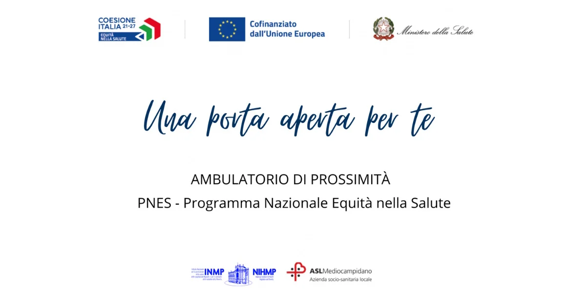 Ambulatorio di Prossimità PNES - Una porta aperta per te -