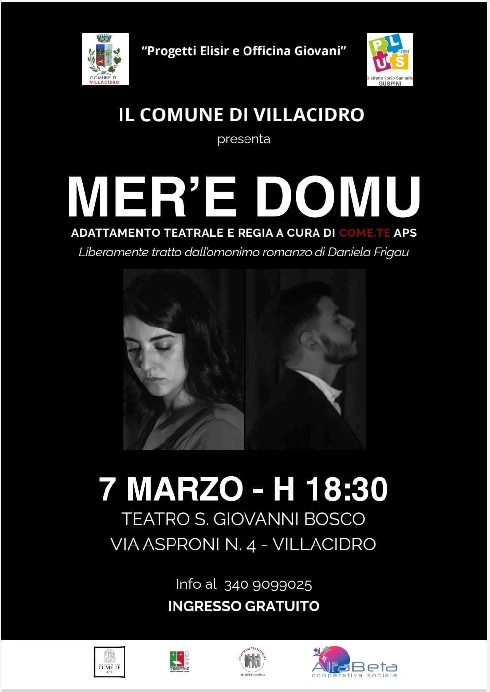 Evento teatrale Mer'e Domu