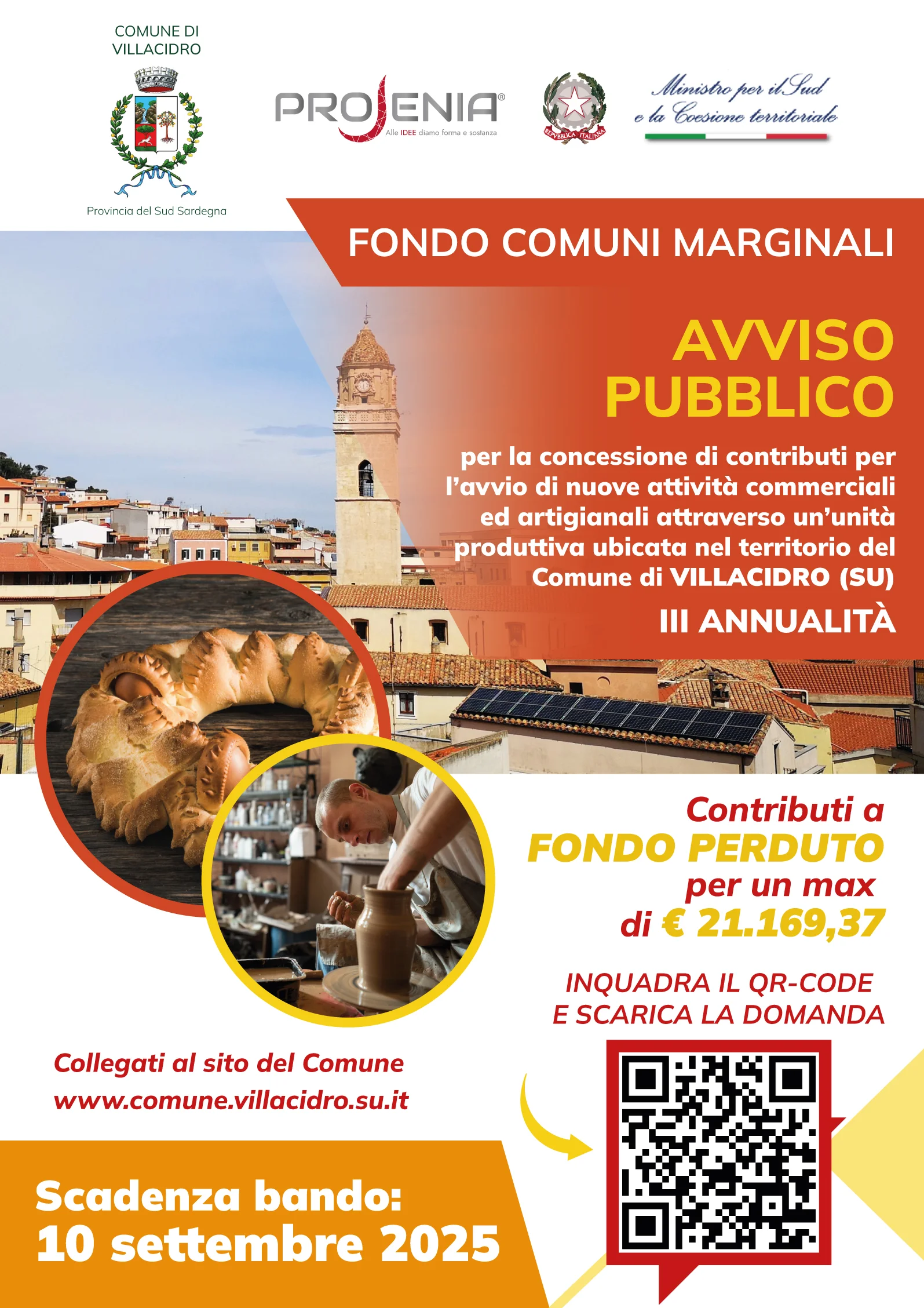 Terzo Bando Comuni Marginali 2025