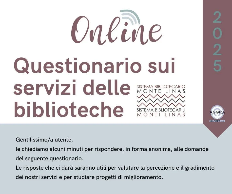 Questionario sui servizi  delle biblioteche