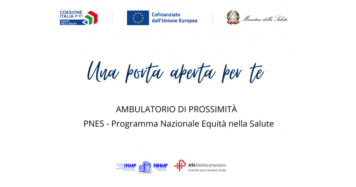 Ambulatorio di Prossimità PNES - Una porta aperta per te -