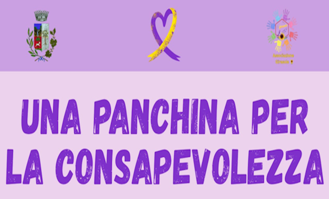 Una panchina per la consapevolezza.
