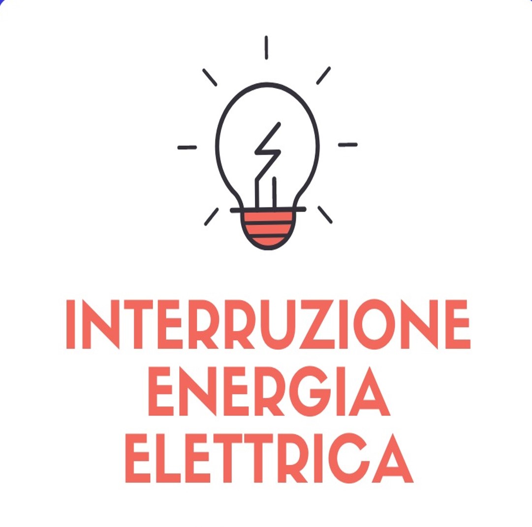 Avviso di interruzione di energia elettrica il giorno venerdì 30 maggio 2025